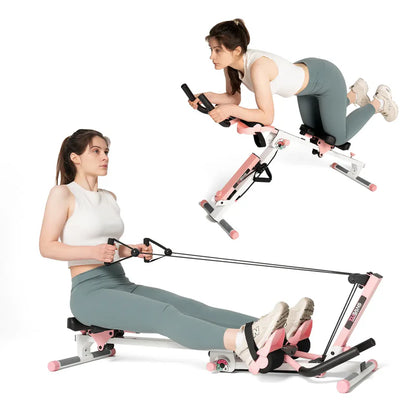 3 IN 1 ROWING MACHINE COMPACT FOR HOME