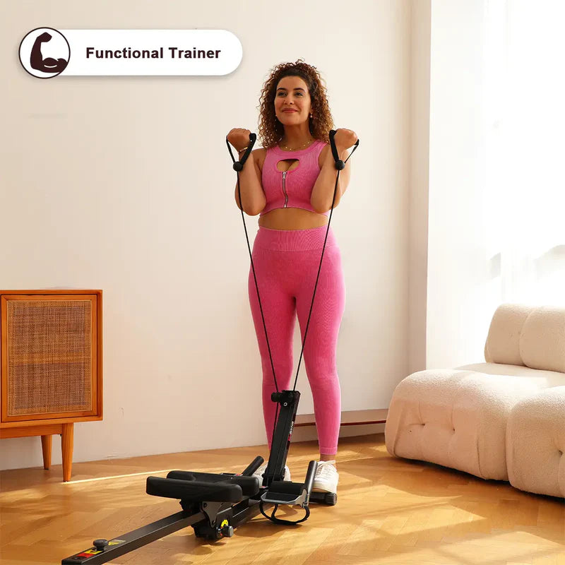 3 IN 1 ROWING MACHINE COMPACT FOR HOME